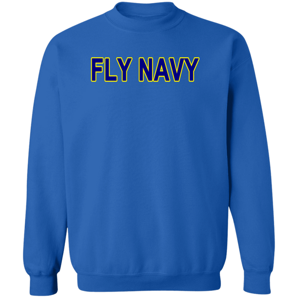 Fly Navy 2 Crewneck Pullover Sweatshirt