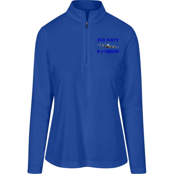 Fly Navy P-3 1 Team 365 Ladies' Zone Quarter Zip