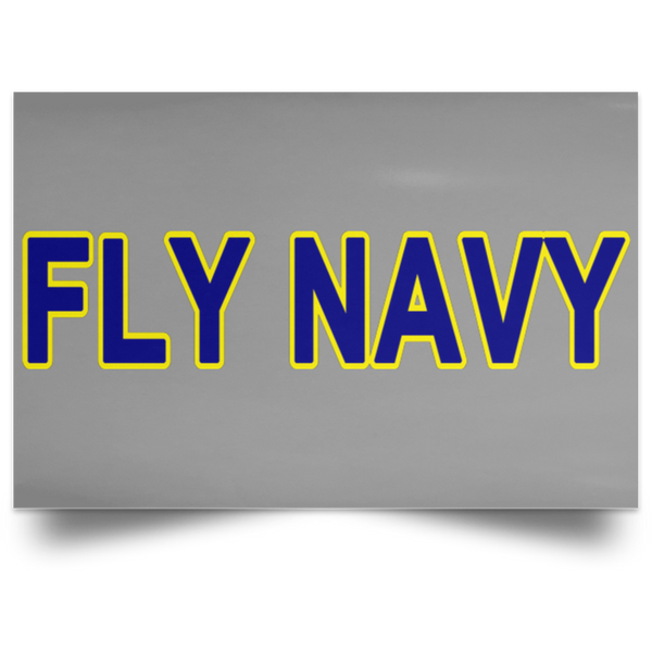 Fly Navy 2 Poster - Landscape