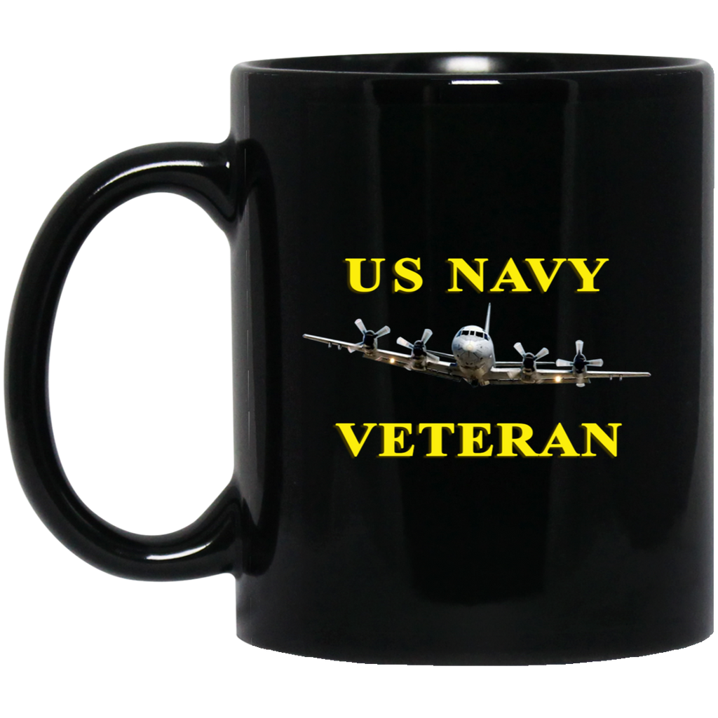 Navy Vet 2 Black Mug - 11oz