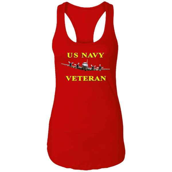 Navy Vet 2 Ladies' Ideal Racerback Tank