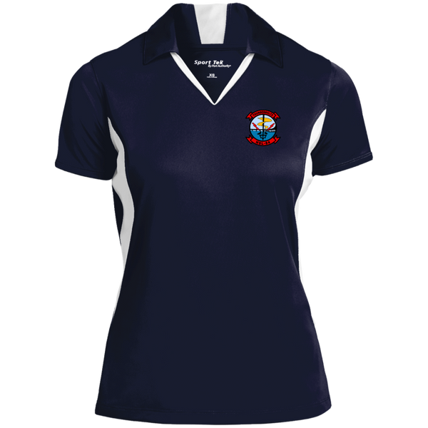 HSL 84 2 Ladies' Colorblock Performance Polo