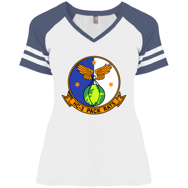 HC 03 3 Ladies' Game V-Neck T-Shirt