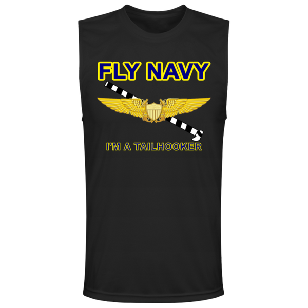 Fly Navy Tailhooker 3 Team 365 Muscle T-Shirt