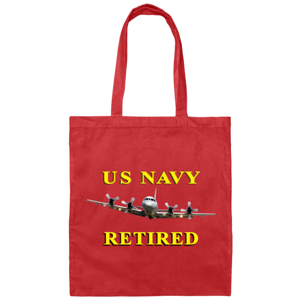 Navy Retired 1 Canvas Tote Bag