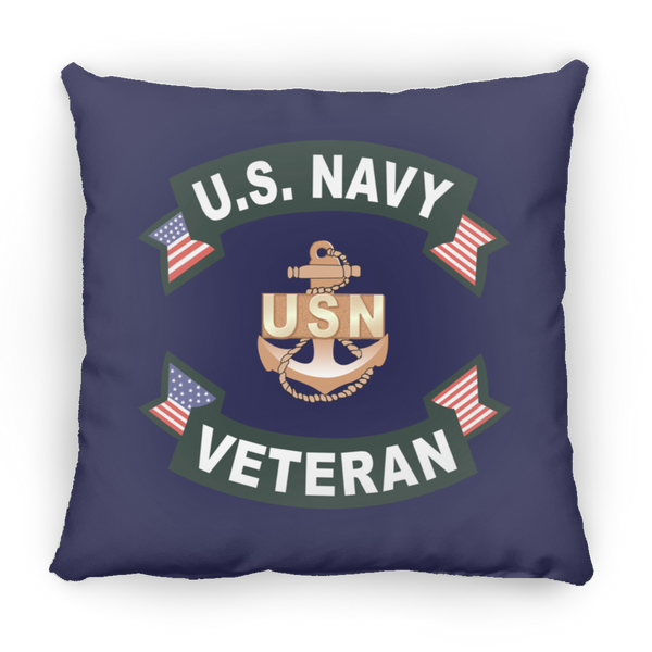 Navy Vet 1 Pillow - Large Square