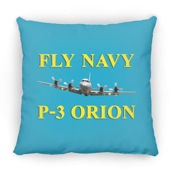 Fly Navy P-3 3 Pillow - Large Square