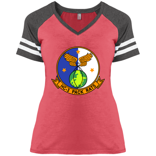 HC 03 3 Ladies' Game V-Neck T-Shirt