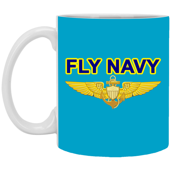 Fly Navy Aviator Mug - 11oz