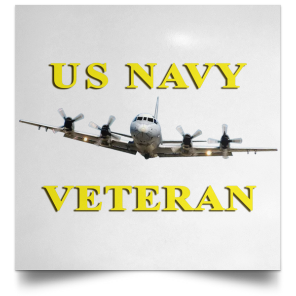 Navy Vet 2 Poster - Square