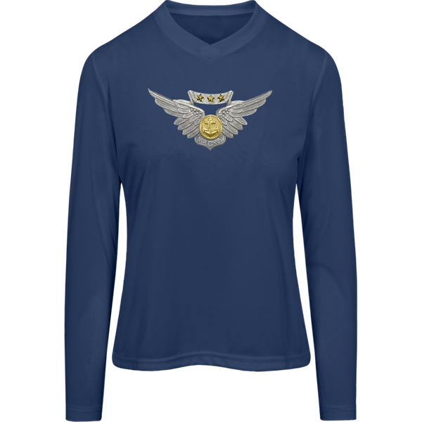 Combat Air 1 Team 365 Ladies' Zone LS Tee