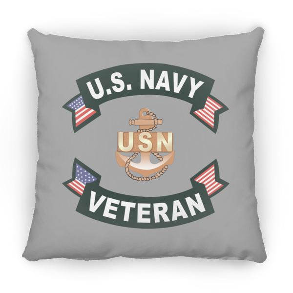 Navy Vet 1 Pillow - Large Square