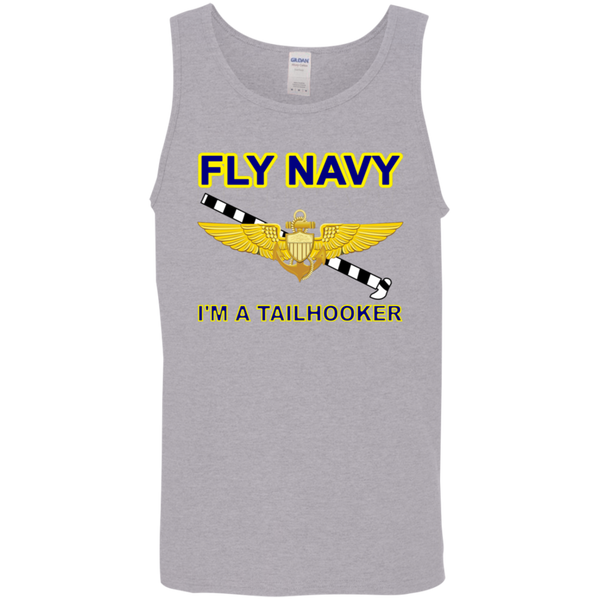 Fly Navy Tailhooker 1 Cotton Tank Top