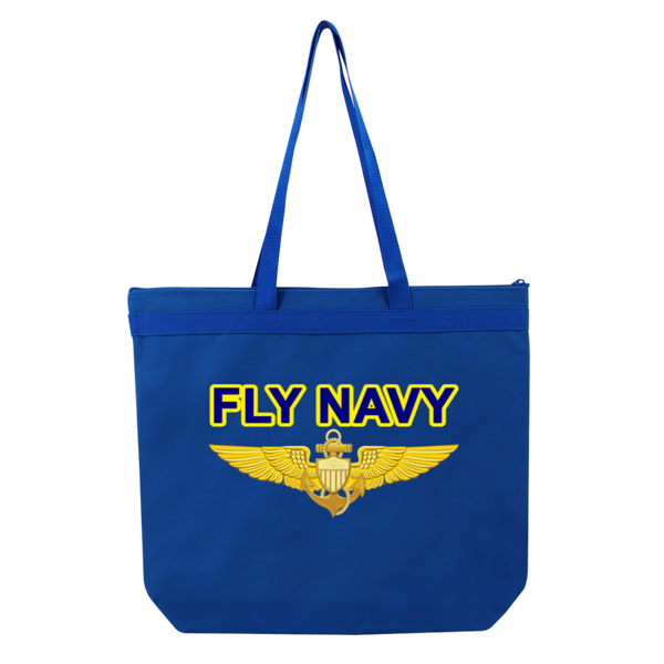 Fly Navy Aviator Melody Large Tote