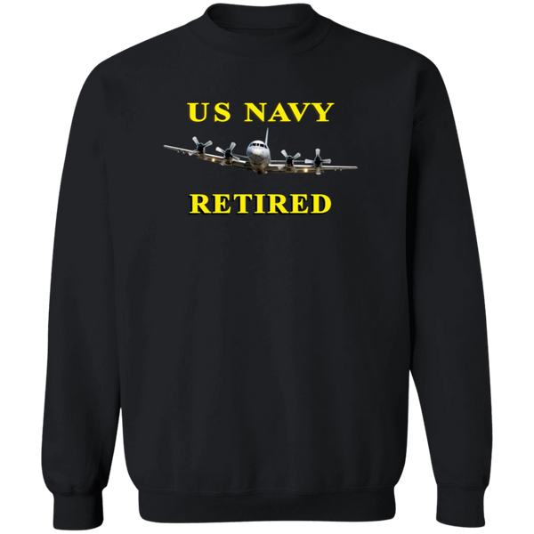 Navy Retired 1 Crewneck Pullover Sweatshirt