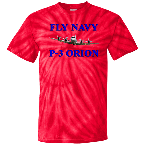 Fly Navy P-3 1 Cotton Tie Dye T-Shirt