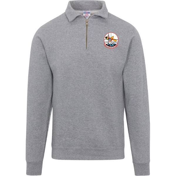 VP 44 1 Jerzees Fleece Quarter Zip Pullover