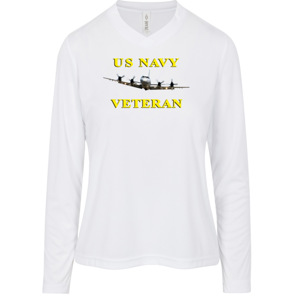 Navy Vet 2 Team 365 Ladies' Zone LS Tee