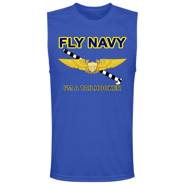 Fly Navy Tailhooker 3 Team 365 Muscle T-Shirt