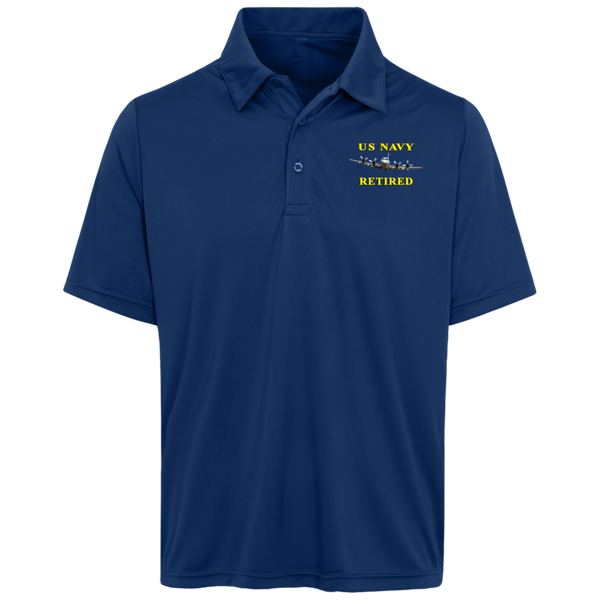 Navy Retired 1 Team 365 Zone Polo