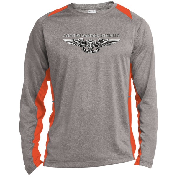 Air Warfare 2 LS Heather Colorblock Tee