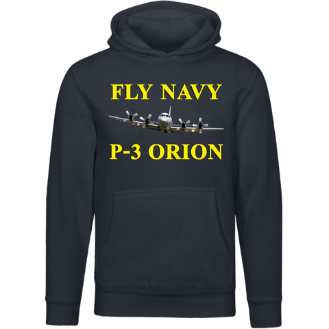 Fly Navy P-3 3 Lane Seven Unisex Premium Hoodie