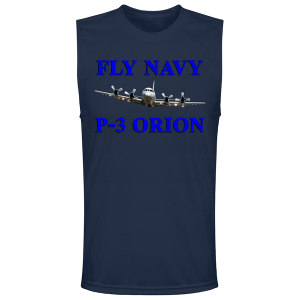 Fly Navy P-3 1 Team 365 Muscle T-Shirt