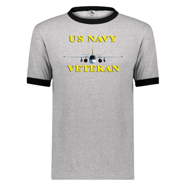 Navy Vet 3 Unisex Ringer Tee