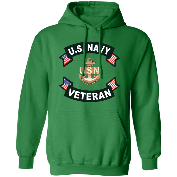 Navy Vet 1 Pullover Hoodie