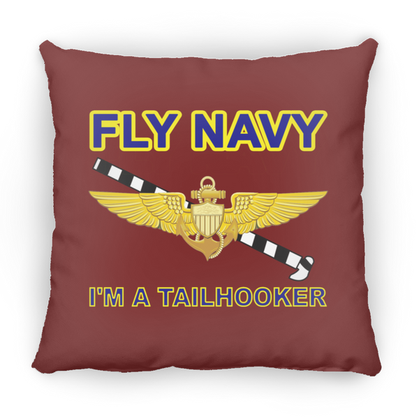 Fly Navy Tailhooker 1 Pillow - Large Square