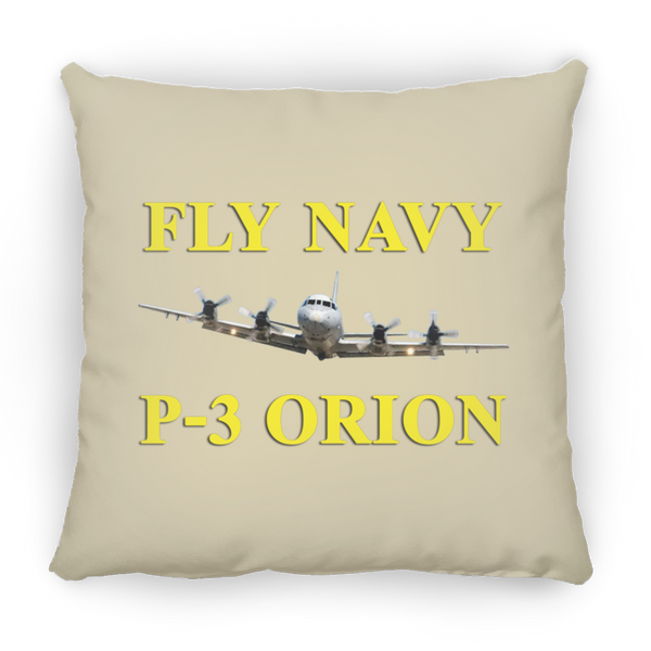 Fly Navy P-3 3 Pillow - Large Square