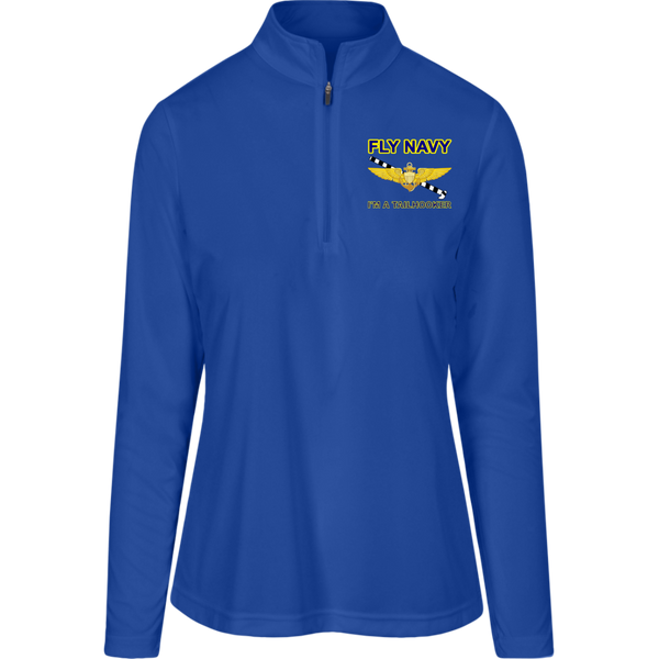 Fly Navy Tailhooker 1 Team 365 Ladies' Zone Quarter Zip