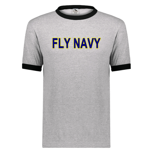 Fly Navy 2 Unisex Ringer Tee