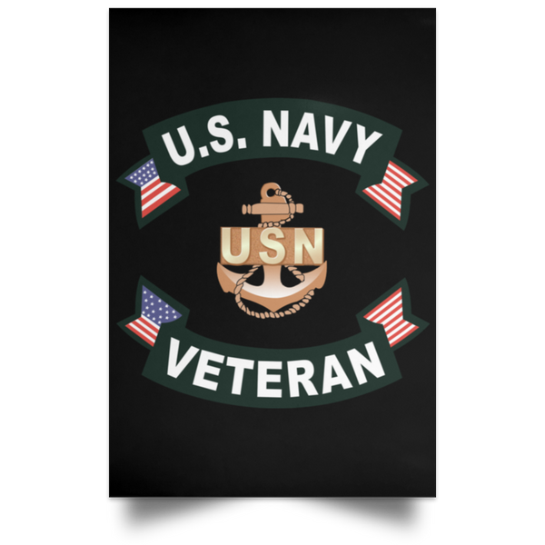 Navy Vet 1 Poster - Portrait