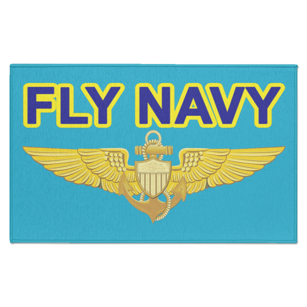 Fly Navy Aviator Indoor Doormat