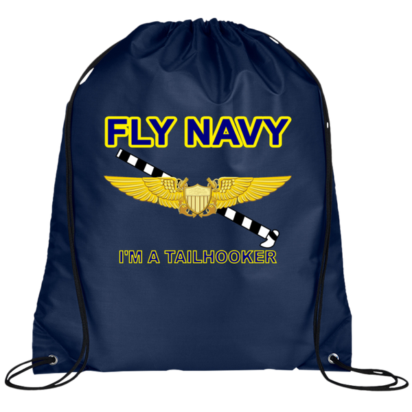 Fly Navy Tailhooker 3 Drawstring Cinch Backpack