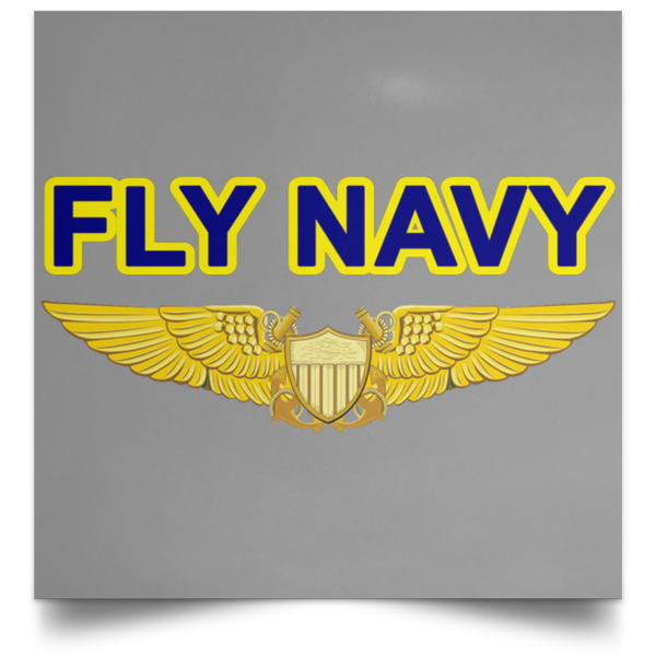 Fly Navy NFO Poster - Square