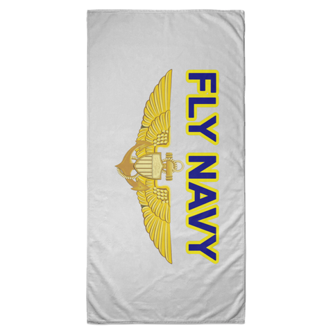 Fly Navy Aviator Beach Towel - 35x70