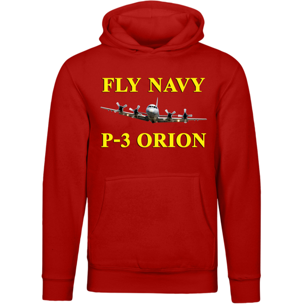 Fly Navy P-3 3 Lane Seven Unisex Premium Hoodie