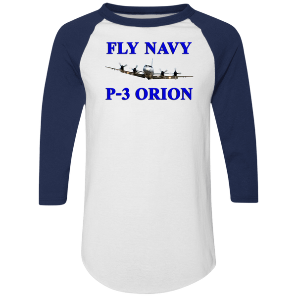 Fly Navy P-3 1 Colorblock Raglan Jersey