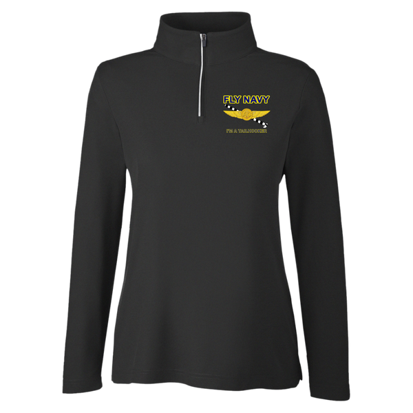 Fly Navy Tailhooker 2 Core 365 Ladies' Fusion Quarter Zip