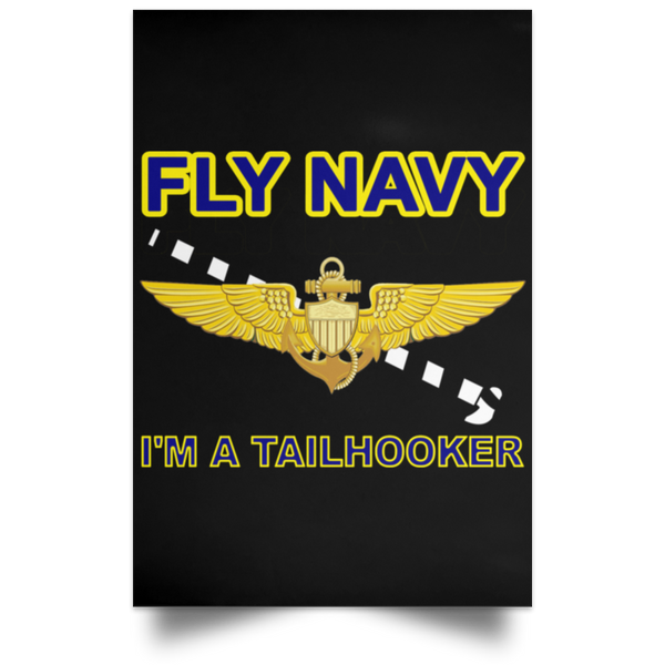 Fly Navy Tailhooker 1 Poster - Portrait