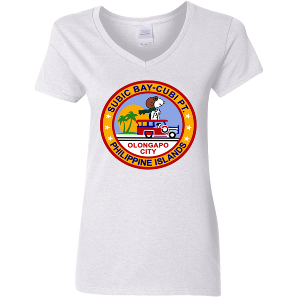 Subic Cubi Pt 01 Ladies' V-Neck T-Shirt