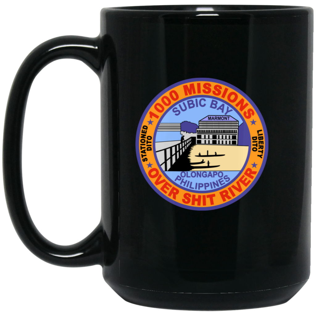 Subic Cubi Pt 02 Black Mug - 15oz