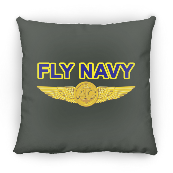 Fly Navy Aircrew Pillow - Small Square