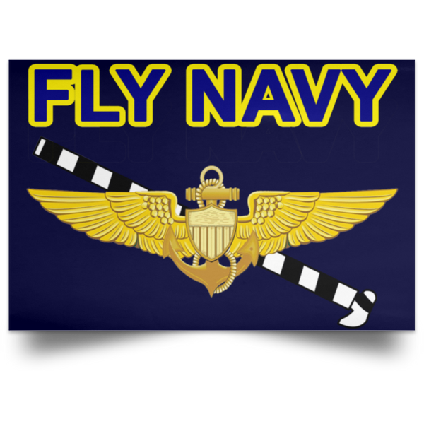 Fly Navy Tailhook 1 Poster - Landscape