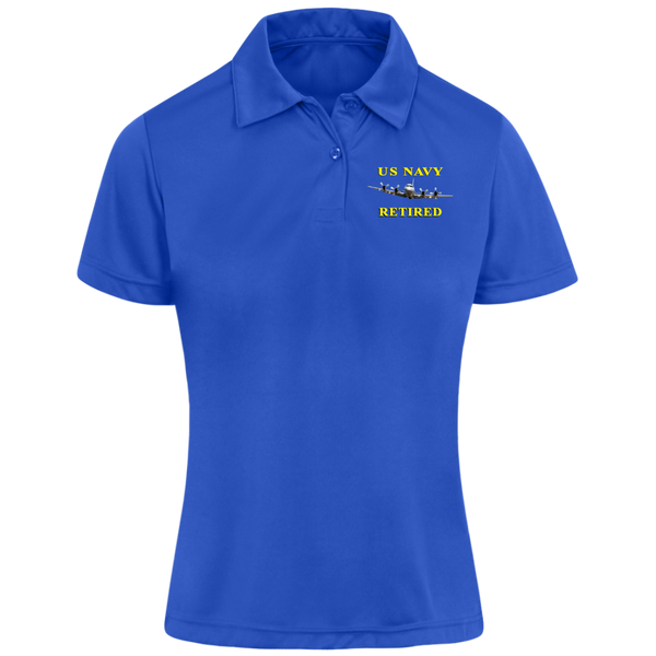 Navy Retired 1 Team 365 Ladies' Zone Polo