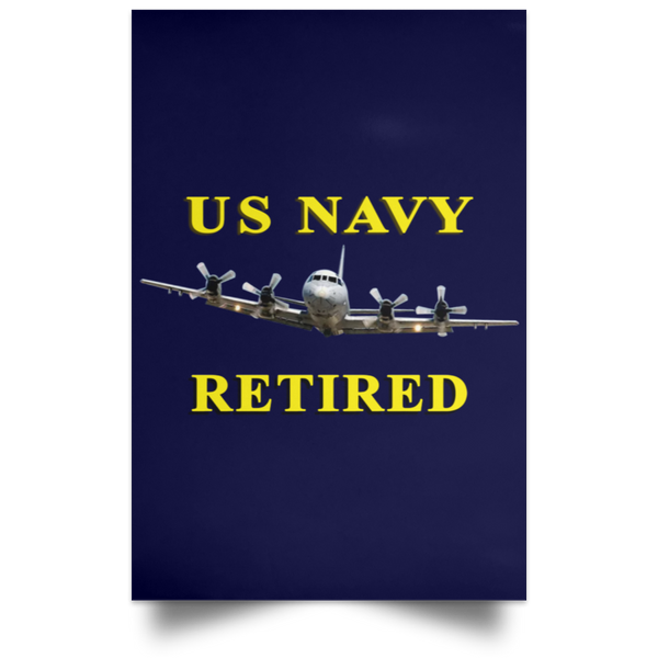 Navy Retired 1 Poster - Portrait