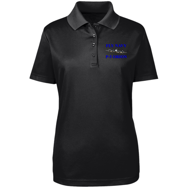 Fly Navy P-3 1 Core 365 Ladies' Origin Pique Polo