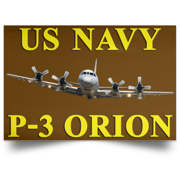 US Navy P-3 3 Poster - Landscape